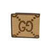 Gucci Double G logo flip closure canvas canvas bag wallet women's brown