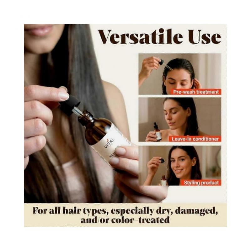 Vital Strands  Organic Batana Oil for Hair Growth for All Hair Types 60ml