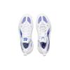 Li Ning Comfortable Cushioning Slip Resistant Abrasion Resistant Breathable Low top Basketball Shoes Men's White Blue ABPU007-2
