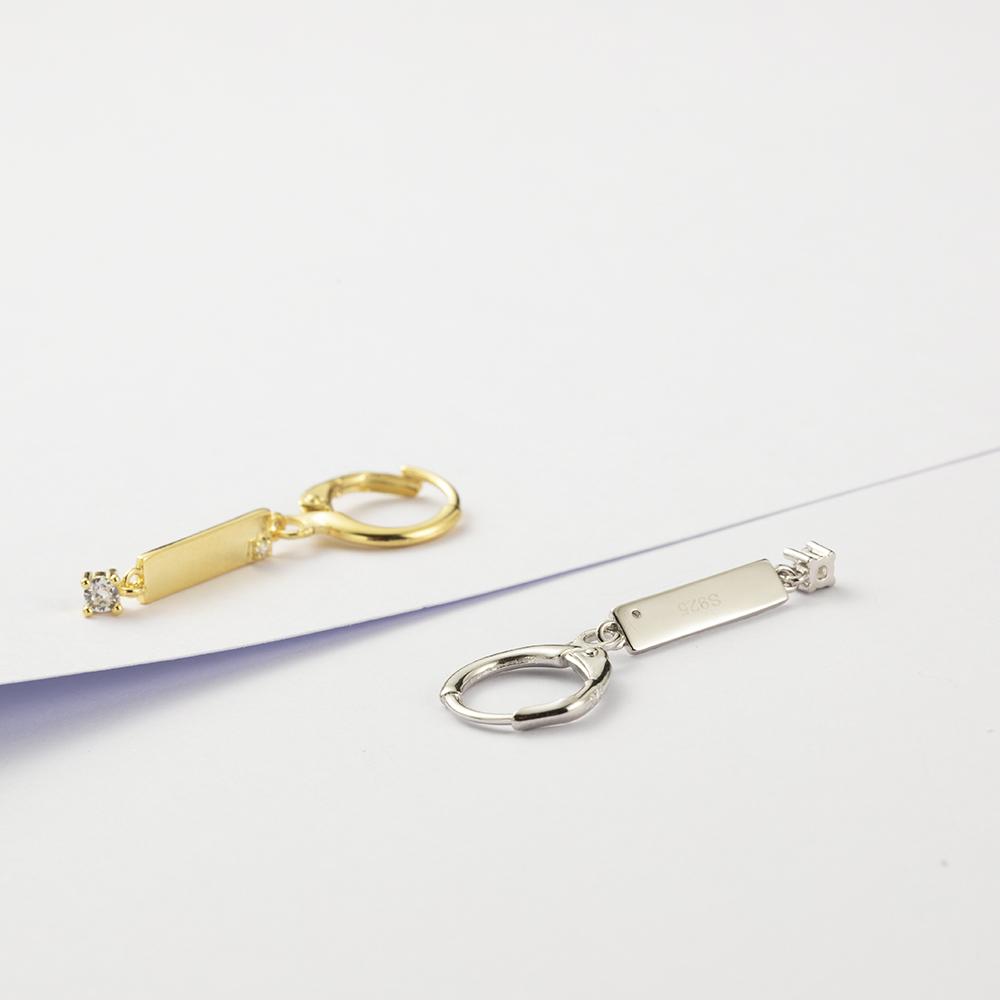 ANDYWEN 925 Sterling Silver Gold Earring Drop Earring Women Wedding Luxury Fine Jewelry 2023 Winter Good Lucky Jewelry