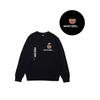 Nike Bear Embroidery Logo Crewneck Sweatshirt Unisex Sweatshirt Black BV2667-010(TEAM702-010-33)