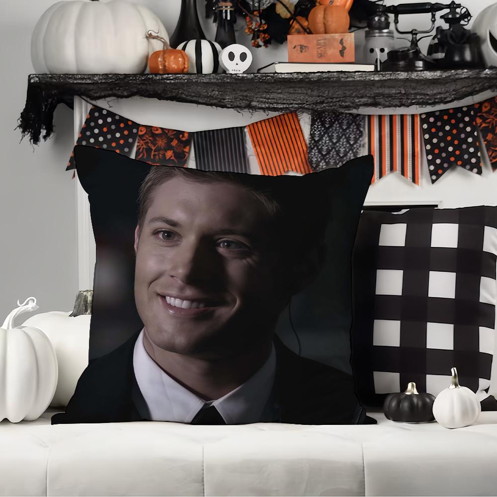 Movie Role D-Dean W-Winchester Pillow Case Office Cushions Suitable For Sofa Car Bedroom Decorative Cushion Cover