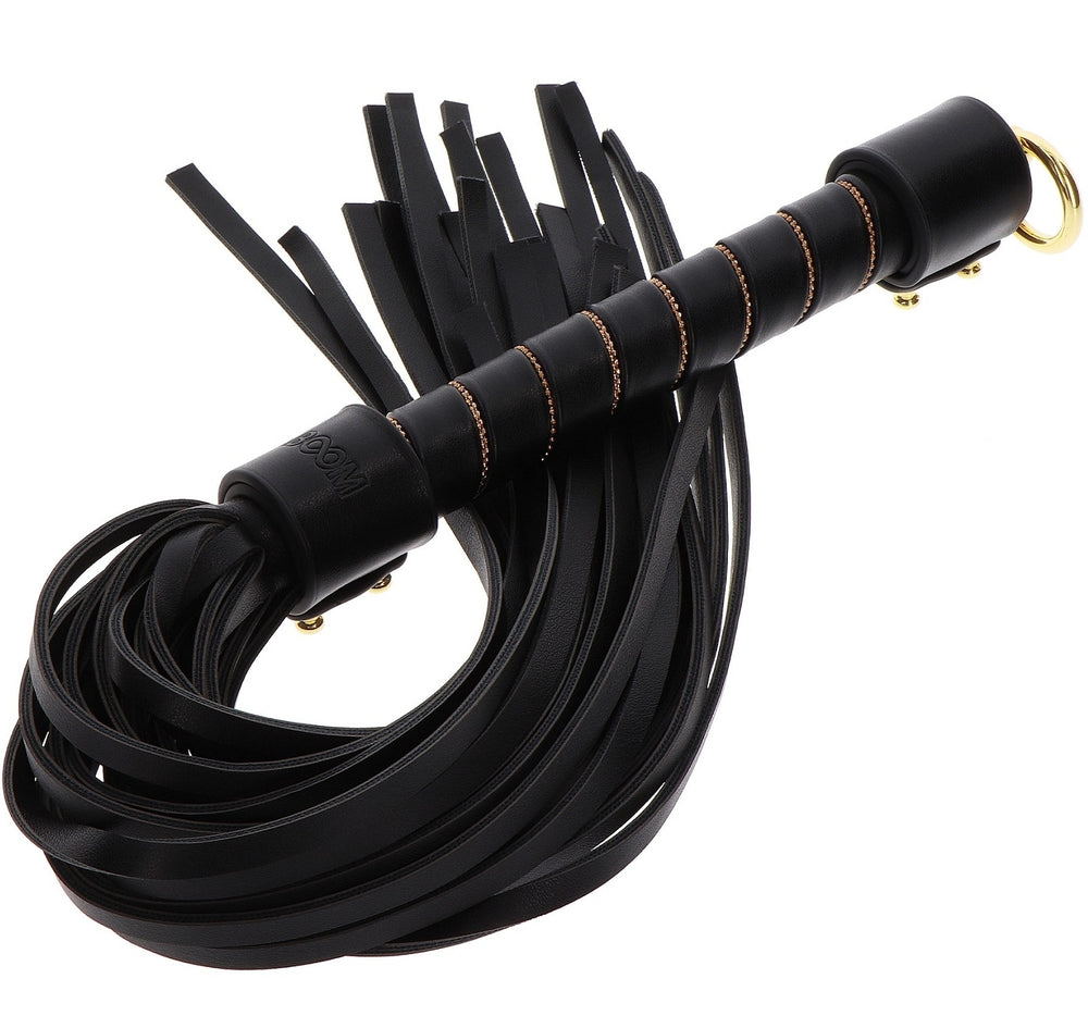 Martinet Studded Whip 55cm Black - TABOOM - Whips, Crops & Feather Dusters