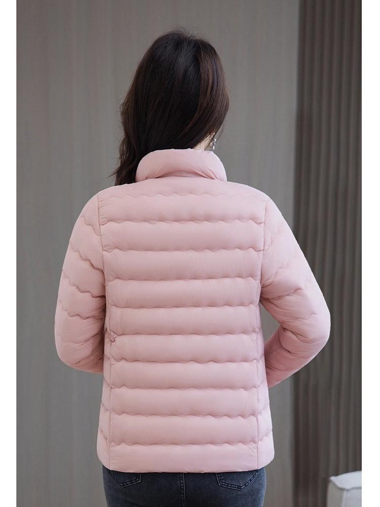 Women’s Short Quilted Windproof Thin Lightweight Winter Jacket