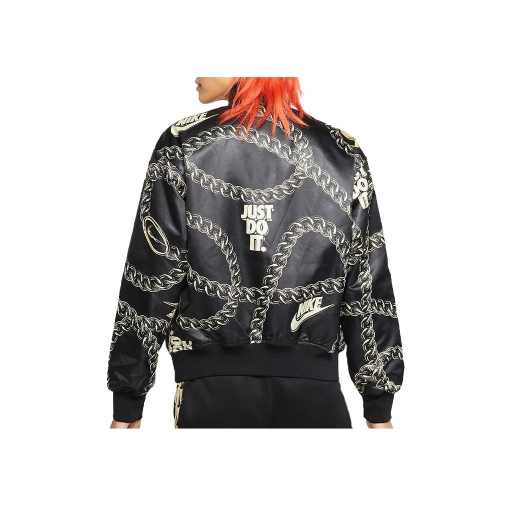 Nike Sportbekleidung Synthetische Füllung Icon Clash Slim Fit Stehkragenjacke Damenjacke Schwarz CI9996-010