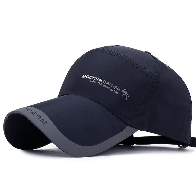 Spring and Autumn Extended Brim Sunshade Baseball Cap, Outdoor Casual Quick-drying Fishing Cap