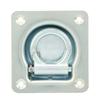 4pcs Recessed Trailer Rope Ring Stainless Steel Tie Down D Ring 2000lb Breaking Force Cargo Anchor For Vans Trailers