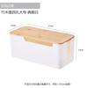 Plastic PP Cover Power Cord Storage Box Cable Management Box with 4 Exits Eco-Friendly Patch Board Storage Box