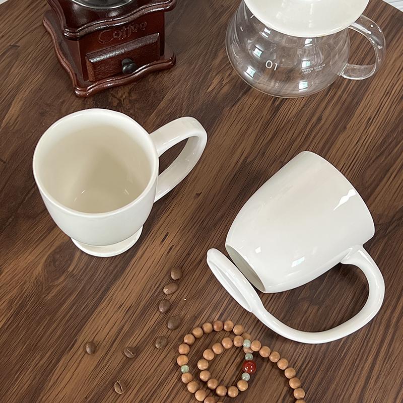 Kreative Hängende Cerc Tassen Große Kapazität Kaffeetassen Einfache Hotel Teetassen Paar Wasserbecher Einzelner Henkel Design