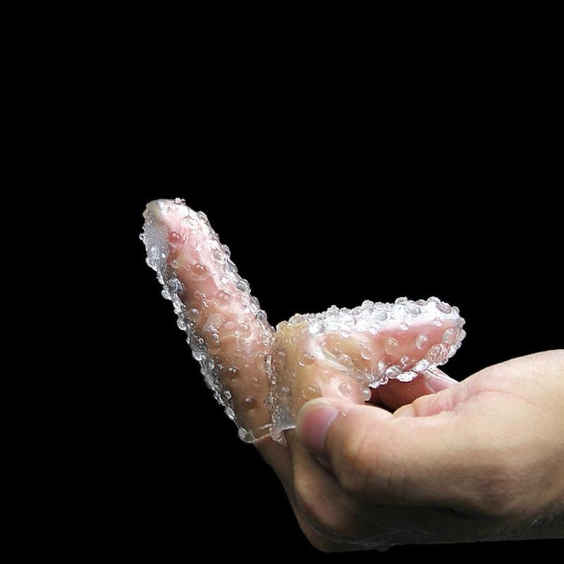 2Pc/set Sex Finger Sleeves Clitoris Vibrator Sex Toys For Woman Stimulator Vagina Strapon Sex Erotic