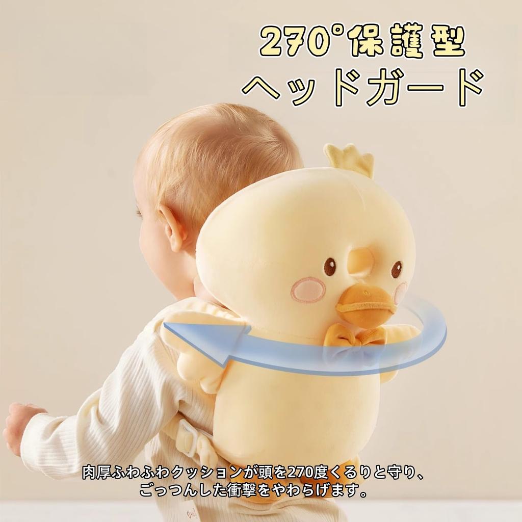 Sonriia Schutz Baby Kopf Rucksack mit Kopf Sturz Verletzung Verstellbare Schulter Sicherheit Babyparty Für Monate 270° Schutz, Anti-Stoß Kissen, Schutz,