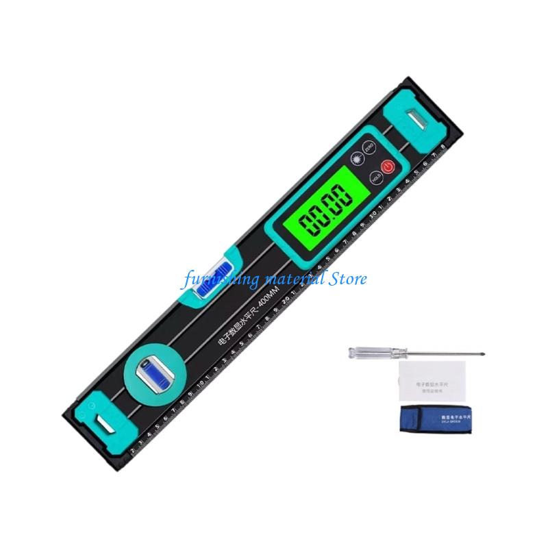 Y5GD Bubble Level Angles Finders Digital Level Ruler Protractor with Data Hold Function LCD Display Electronic Inclinometer