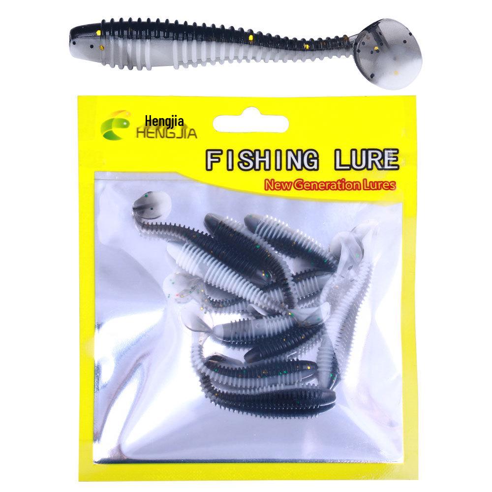 T-Tail Spiral Soft Bait Worm Set - Artificial Fishing Lure