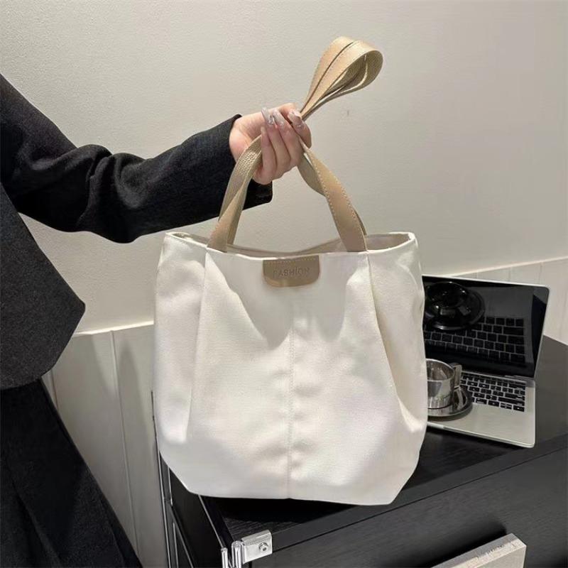 Large capacity fashion commuter bag women's summer new handbag canvas make-up tote bag