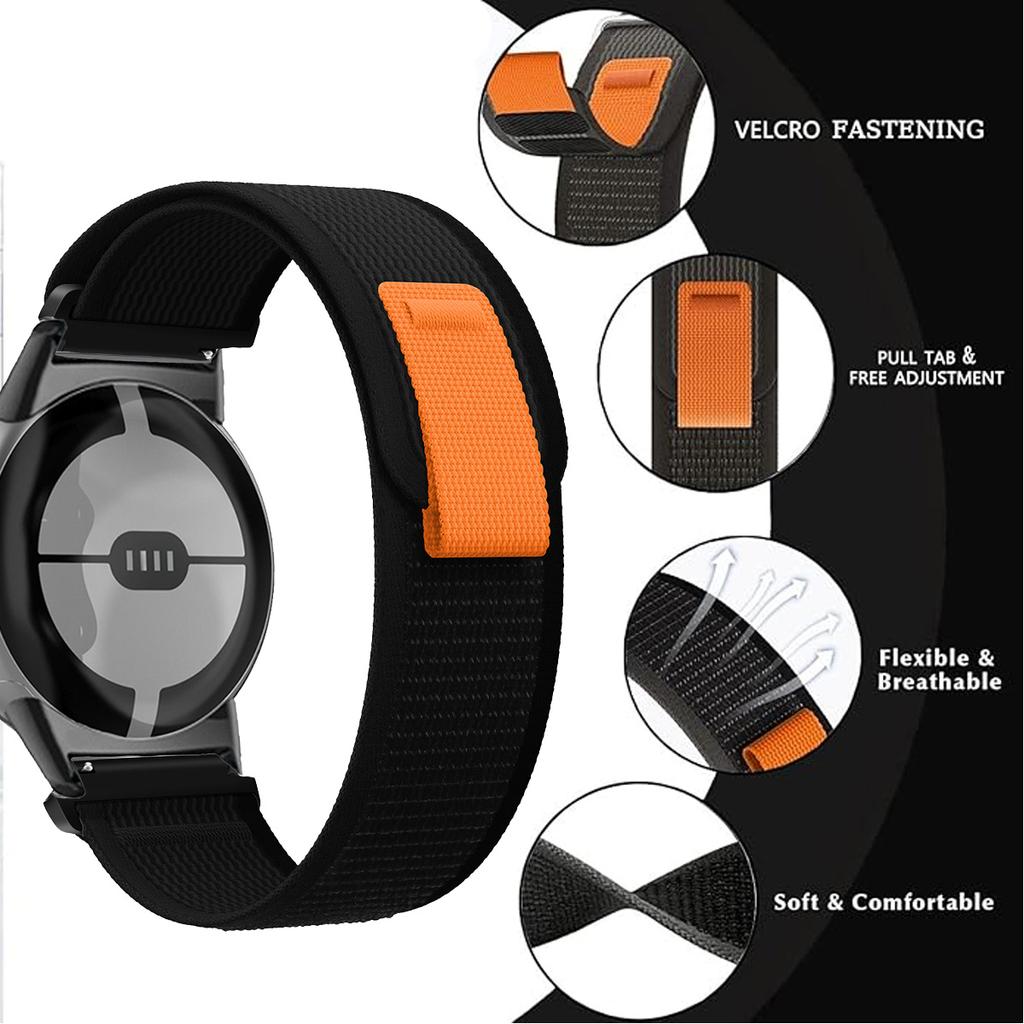 Trail loop for Google Pixel Watch 3/4 45mm Bracelet Watchband Accessories Nylon Replacement Strap for Pixel Watch1/2/3 41mm