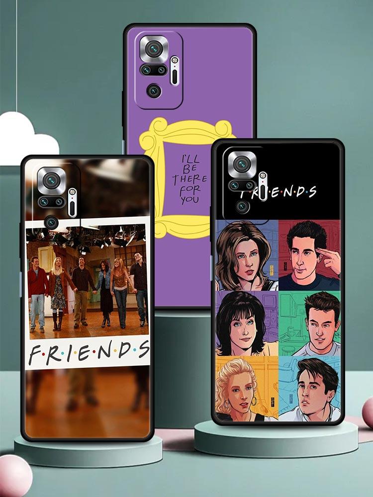 Friends Phone Case Cover for Redmi 14C 10C Note 15 14 13 12 10 11 K40 Pro Plus 5G Soft TPU Shockproof Shell Fundas Capas Coque