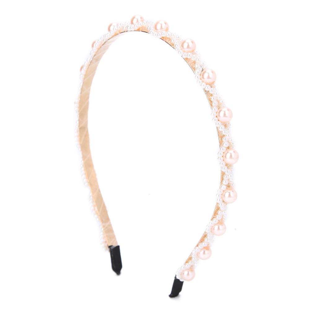 Fashionable Faux Pearl Headband Comfortable Wedding Headband Party Hairband For Women