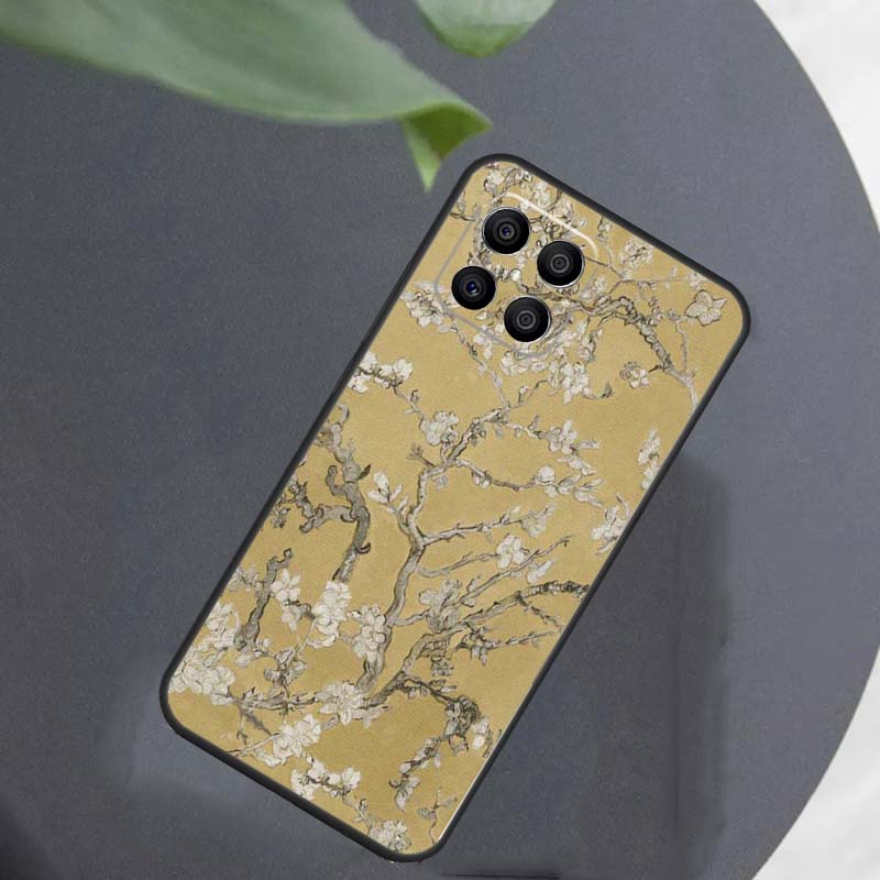 

Blossoming Almond Tree For Honor Magic 8 7 5 6 Pro Case For Honor 200 400 Lite 50 70 90 X8c X8b X9a X9b X9c X9d Win Honor Magic6 Pro
