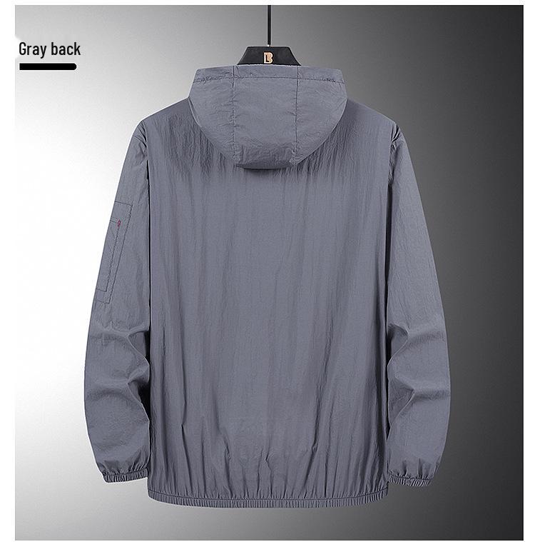 Men's Summer Waterproof Multi-Pocket Outdoor Sports Jacket