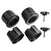 6Pc Parasol Base Stand Umbrella Holder Adaptor Tube Bolt Fixing Mount Accessorie Outdoor Umbrella Seat Cover