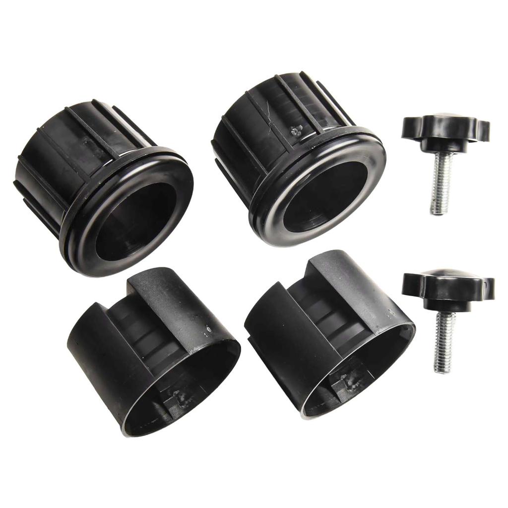 6Pc Parasol Base Stand Umbrella Holder Adaptor Tube Bolt Fixing Mount Accessorie Outdoor Umbrella Seat Cover