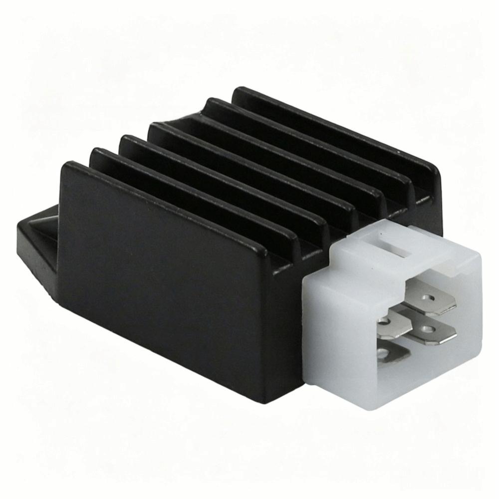 12V Voltage Regulator 4-Pin ATV Rectifier Regulator Durable Scooter Rectifier For ATV