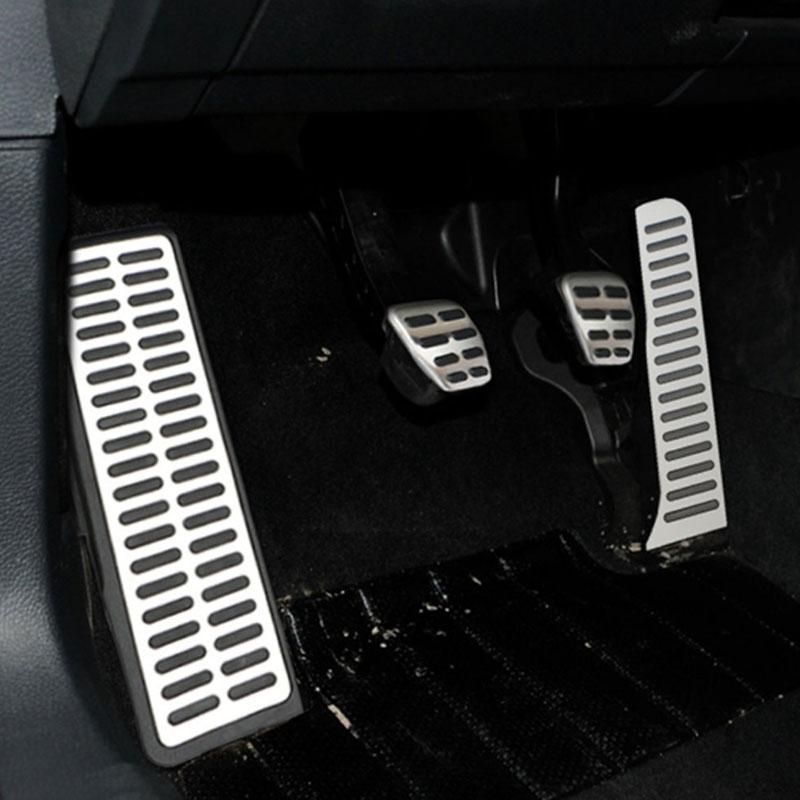 my good car Car Pedals for Volkswagen VW Touran LHD 2008 - 2016 Auto Gas Brake Rest Pedal Protection Cover Car-Styling