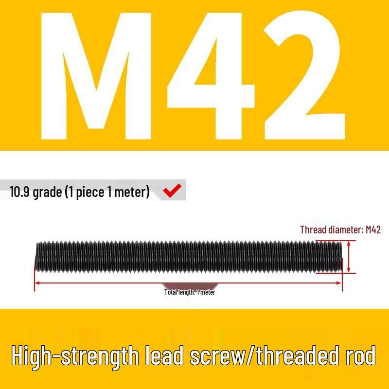 High-Strength Full Thread Screws and Rods: 8.8, 10.9, 12.9 Grade