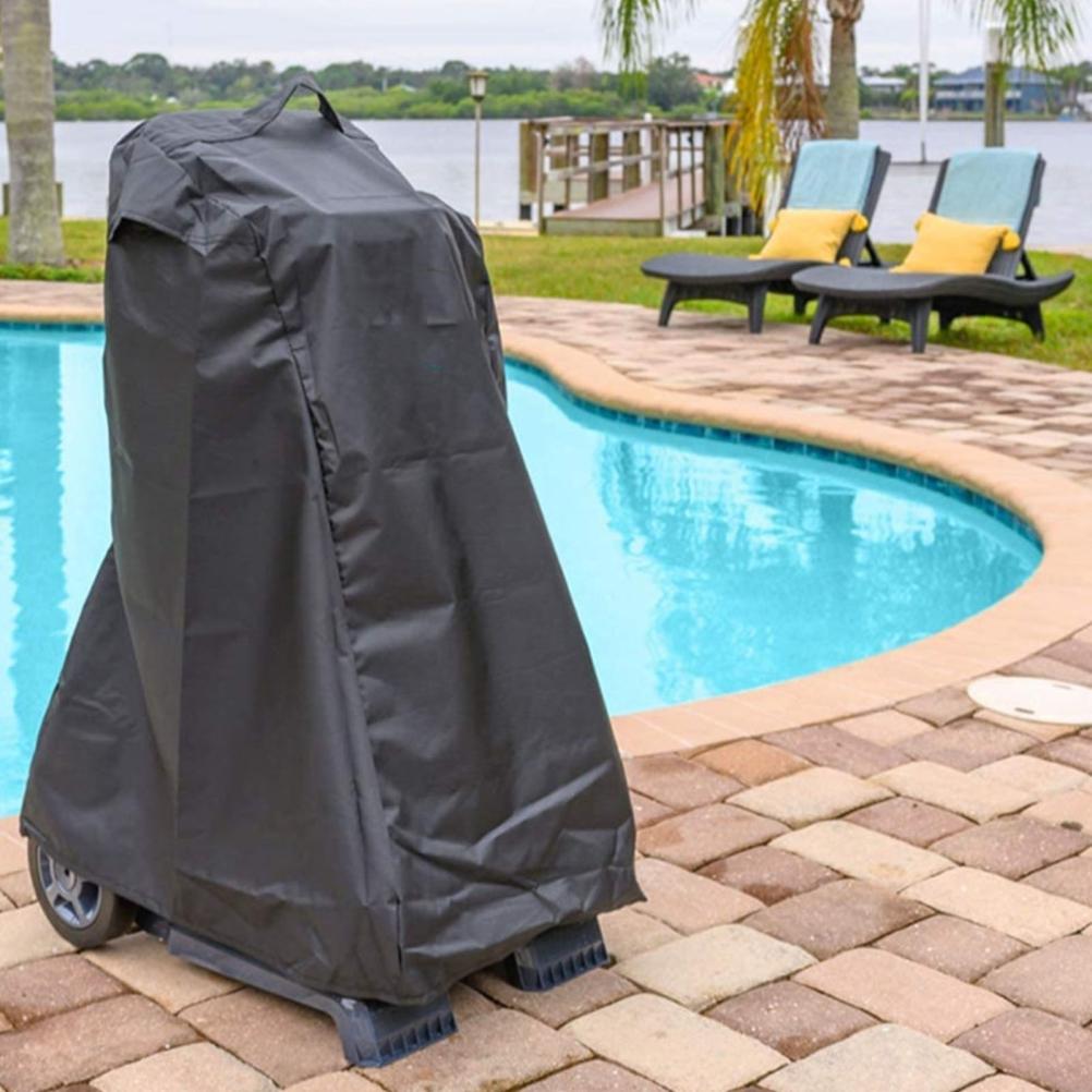 Pool Cleaner Caddy Cover Outdoor Waterproof Robotic Pool Cleaner Cover 420D Oxford Cloth Dustproof Classic Caddy Cover