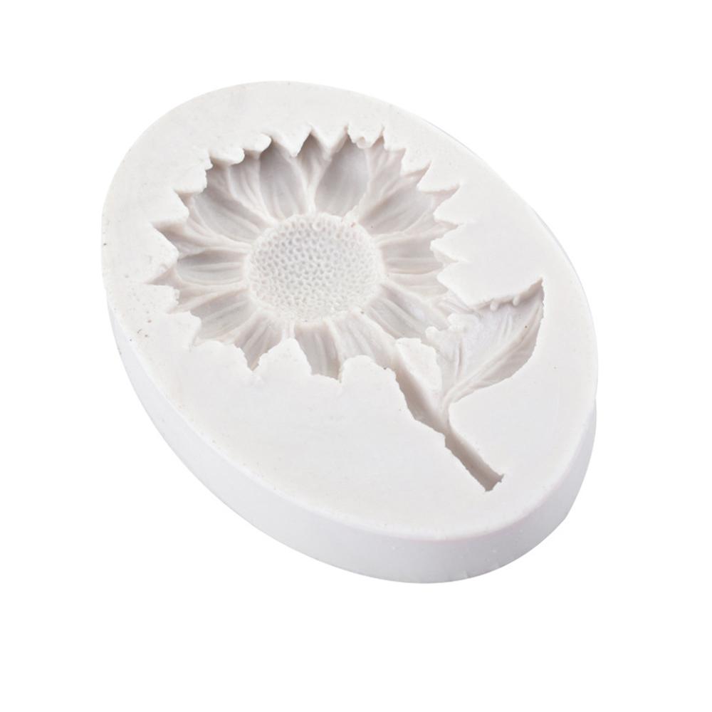 Cake Mould DIY sunflower silicone mold handmade fondant cake decoration kitchen tool chocolate baking mold