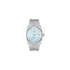 Чоловічий годинник Tissot PRX Powermatic 80 з циферблатом кольору льодяної блакиті Браслет T1374071135100