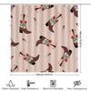 Vintage Cowboy Boots Shower Curtain Decor Western Style Floral Bathroom Curtains Waterproof Home Accessories Gift For Cowgirl Lo