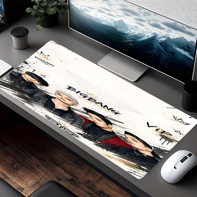 BIGBANG Print Mouse Pad, for Keyboard Pad Laptop PC Mat for Office Home Use, Desk Decor, Perfect Birthday Gift for Gamers