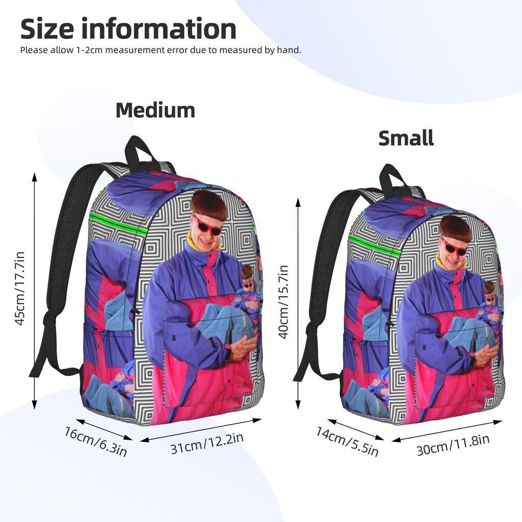 RIP Oliver Tree 1993-2026 Backpack for Men Women Cool High School Hiking Travel Daypack College Canvas Bags Lightweight