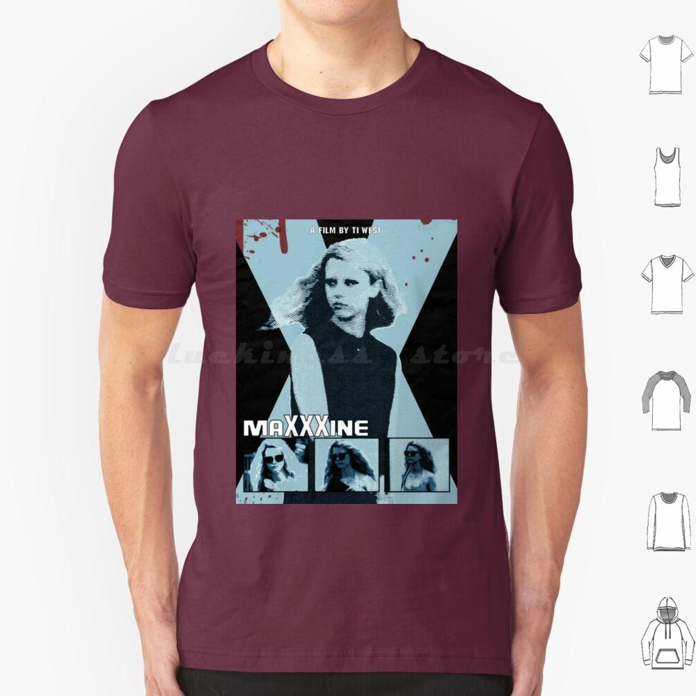 Pearl X Maxxxine 2024 Mia Goth Film Horror Movie T Shirt 6xl Cotton Cool Tee Pearl Maxxxine Maxxxine 2024 Maxine 2024 Pearl