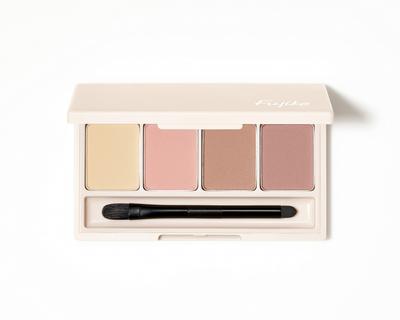 Fujiko Pale 02 Deep Carved Mauve Contents Eyeshadow Matte Sheer No Waste Color Add-on 5.5g
