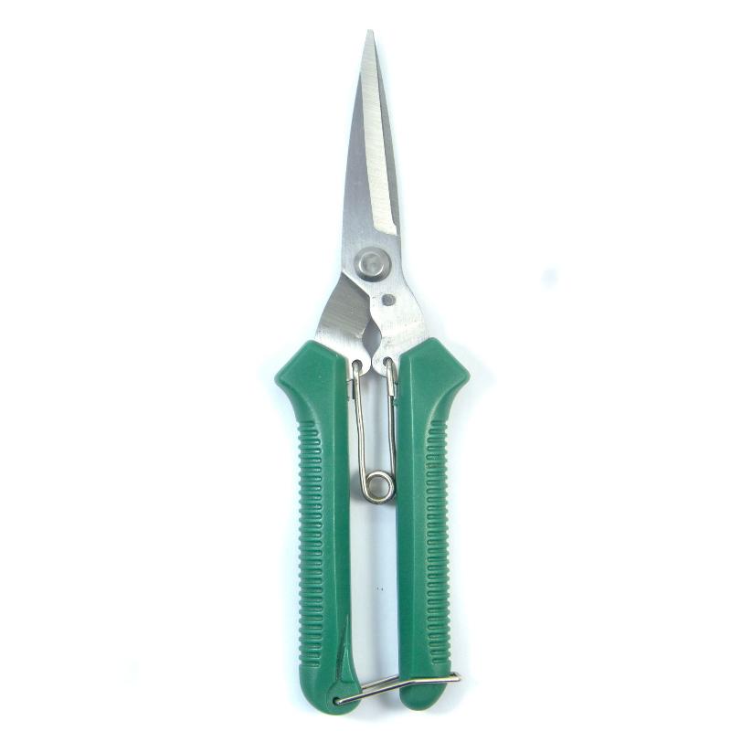 Garden Scissors Straight Head Pruning Shears Non-slip Handle Stainless Steel Outils Manuels Household Bonsai Pruing Scissors