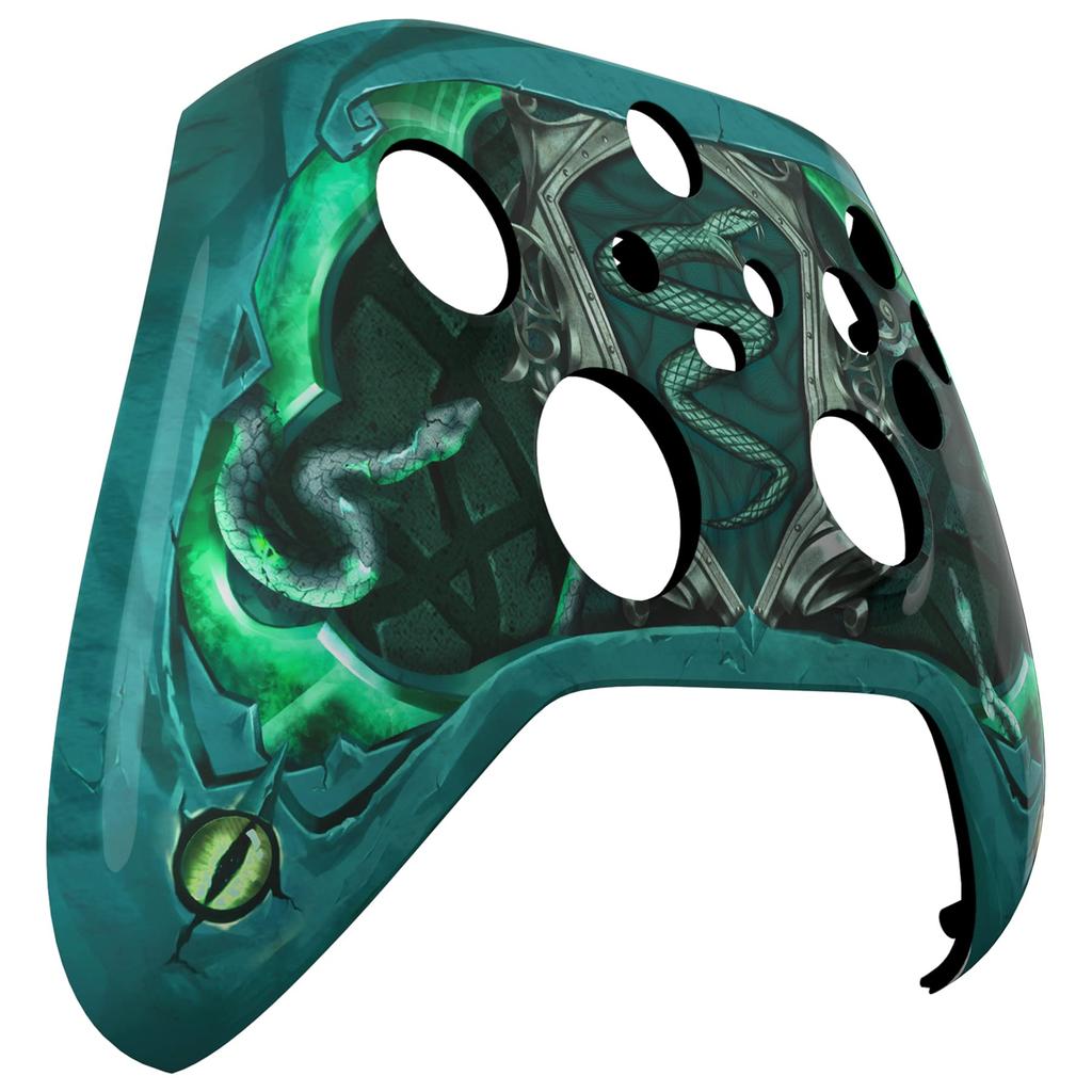 Custom Front Housing Shell for Xbox Series with Cover Faceplates for Xbox Series and Xbox Core Controllers Not eXtremeRate's X/S Controllers,