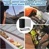 M-Modern-4Pack Gutter Guard Mesh Rolls 20 Feet Gutter Leaf Guards With 40 Clip Hooks, DIY Rain Gutter Covers Preventing Leaves