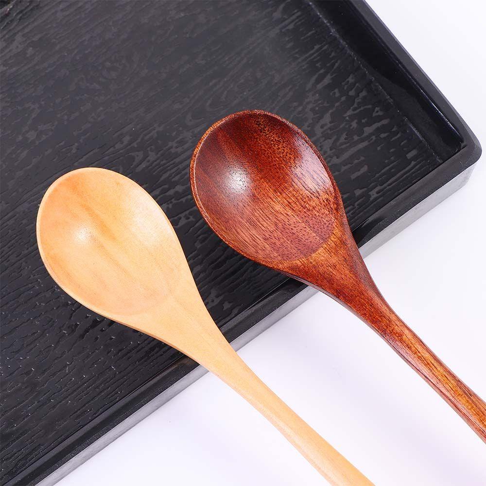 Cooking Dessert Long Handle Tableware Kitchen Teaspoon Wooden Spoon Spoons Soup Spoon Coffee Spoon