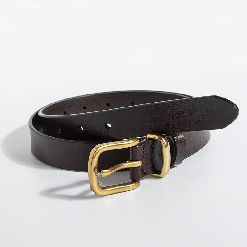 New Lady's Exquisite, High-end, Versatile Business and Commuting Fashion Leather Belt, Women's Belt, Cowhide