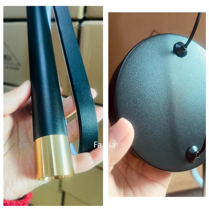 Moderne Lustre Minimalist LED Kronleuchter Pendelleuchten Nordisches Schlafzimmer Nachttisch Lange Linie Licht Pendelleuchte Wohnkultur