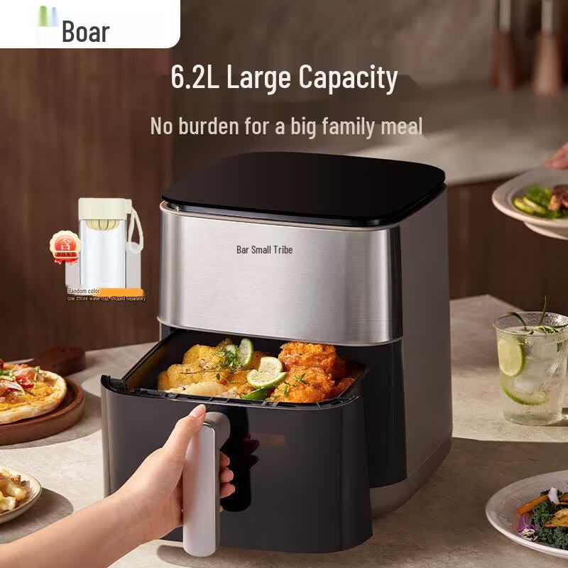 Bear 6.2L Steam Air Fryer CN plug (adapter included)