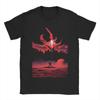 Men T-Shirt Eddie Munson Master of the Upside Down Guitar Horror TV Fashion Pure Cotton Tees Short Sleeve  T Shirts O Neck Tops