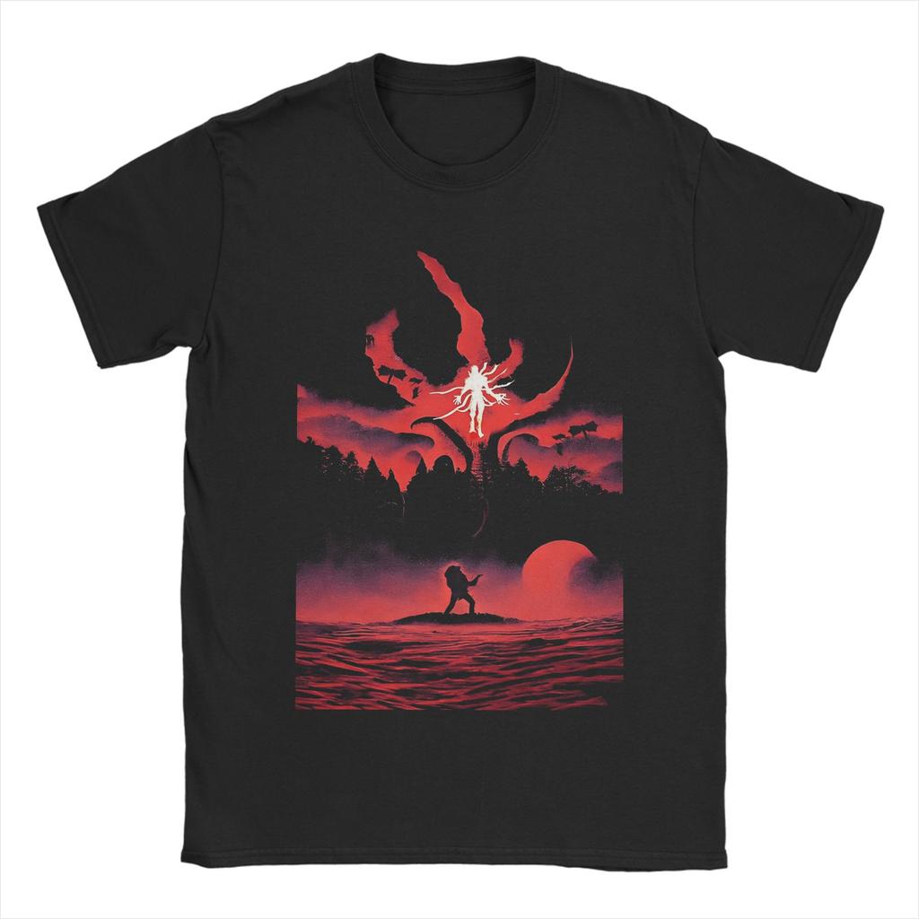 Men T-Shirt Eddie Munson Master of the Upside Down Guitar Horror TV Fashion Pure Cotton Tees Short Sleeve T Shirts O Neck Tops