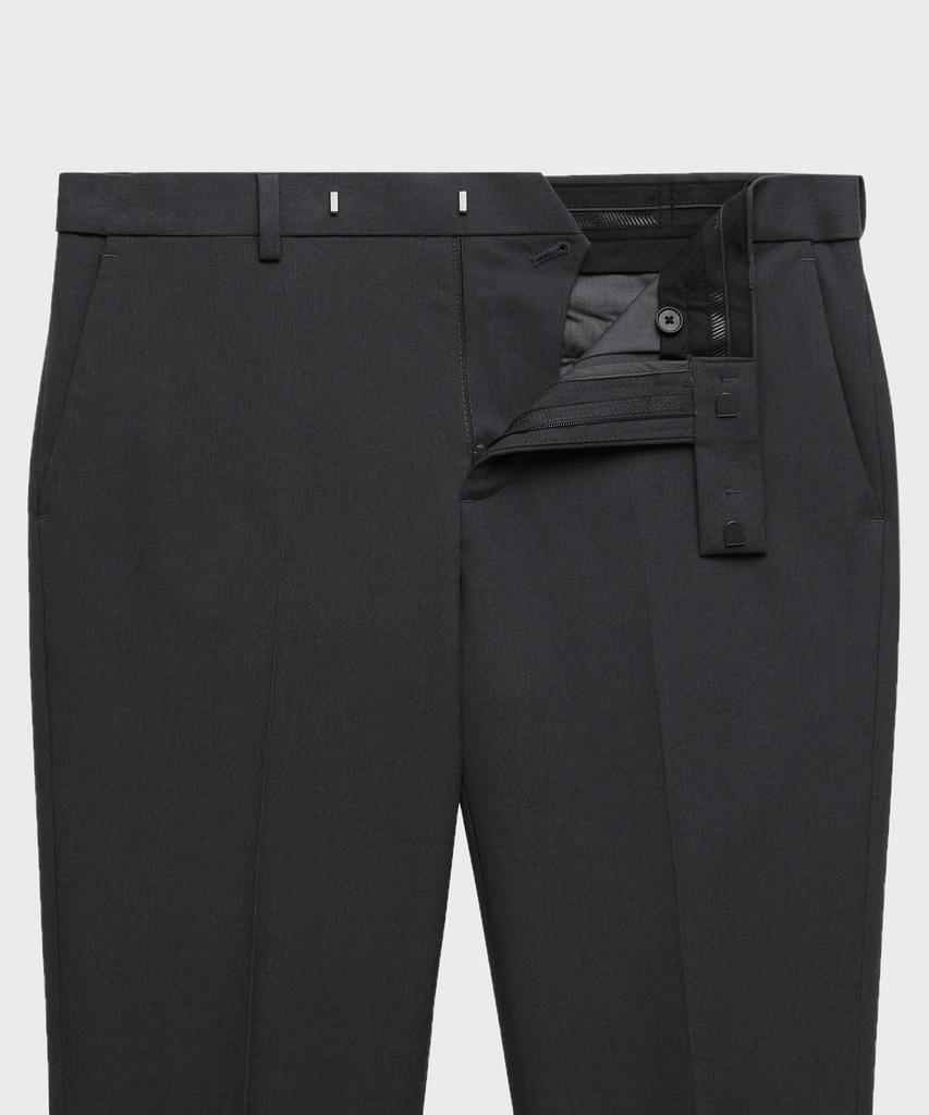 Musinsa Standard Tapered Hidden Banding Crop Slacks [Gray]
