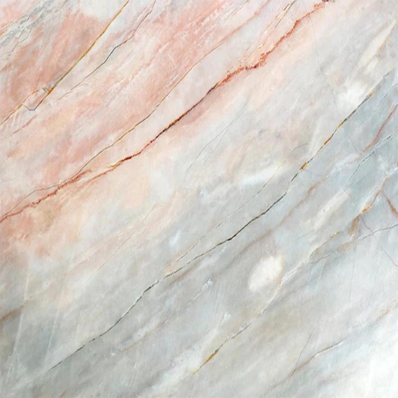Mural Pink Gray Marble Pattern Wallpaper For Walls 3d Modern Living Room Marble Wall Mural Decor