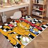 Garfield Print Rug, Washable Floor Carpet, For Entryway Dorm Laundry Room Office Study, Home Decor Birthday Christmas Gift