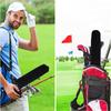 Portabottiglie da birra per sacca da golf, portabottiglie termico isolato per 6 lattine con tracolla regolabile, mantiene le bevande fredde per ore