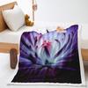 Morning Flower Set 2D Digital Printing Thickened Lamb Fleece Crystal Fleece Blanket One Piece